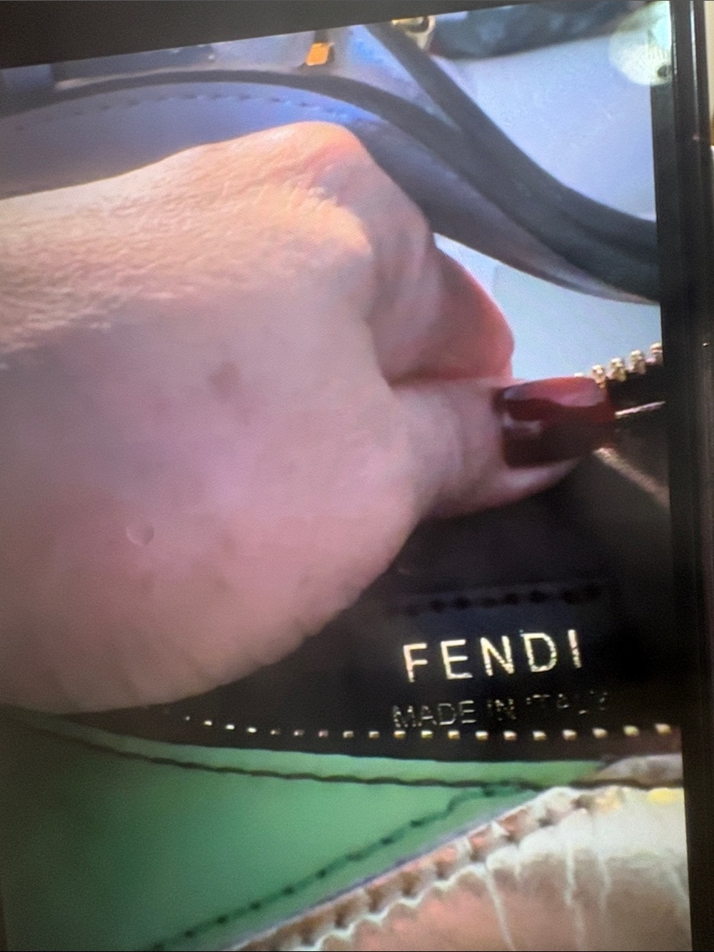 Fendi Small Fendigraphy Hobo Bag Rainbow Inlay - Picture 5 of 6